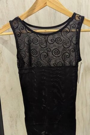 Midnight Elegance Lace Camisole