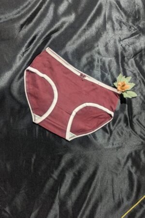 Silkē Burgundy Classic Cotton Brief