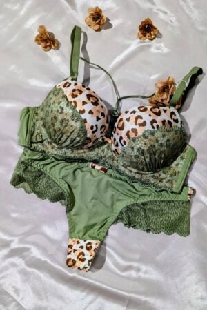 Silkē Olive Muse Bra & Panty Set